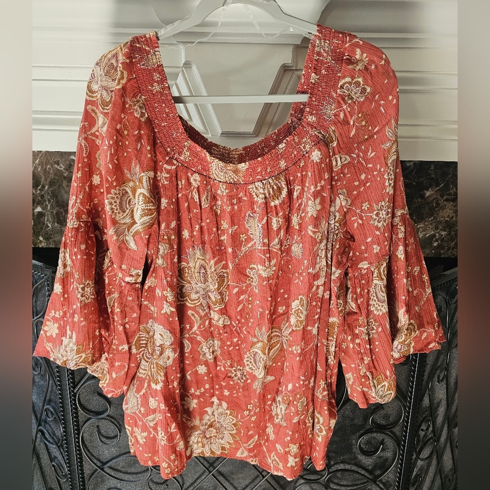 Chaps Blouse - Loose/Flowy Fit